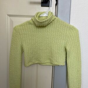 Cropped Turtleneck